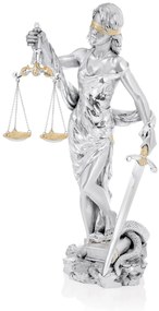 Statua Dea della Giustizia cm.14x15x47h.