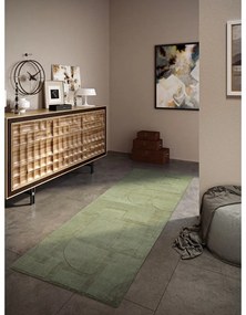 Passatoia verde in lana tessuto a mano 80x250 cm Alexis - Villeroy&amp;Boch