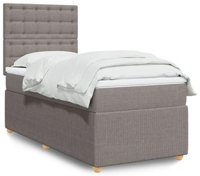 Giroletto A Molle Con Materasso Tortora 100x200 Cm İn Tessuto /