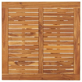 Tavolo da giardino 85x85x75 cm in legno massello di acacia