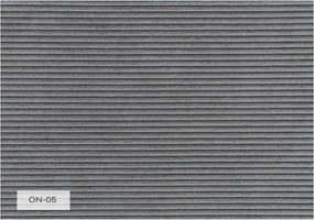 Poltrona in velluto a coste grigio Lofty Lilly - Miuform