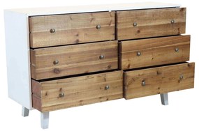 MATRIX - cassettiera in legno con sei cassetti