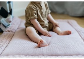 Tappeto da gioco in cotone rosa, 70 x 90 cm - Kindsgut