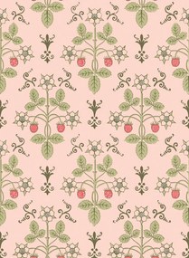 Cole & Son Tapete Strawberry - Chelsea Pink