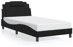 Giroletto Con Luci Led Nero 100x200 Cm İn Similpelle /