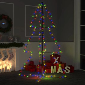 Albero Di Natale A Cono 200 Led Per Interni Esterni 98x150 Cm /