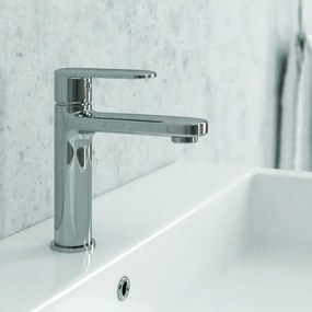 Kamalu - rubinetto lavabo monocomando in ottone cromato | lara-910l