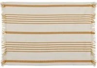 Tovaglietta cotone 35x45 cm tinto filo righe giallo