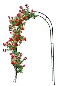 Arco Da Giardino Per Rose Piante Rampicanti Traliccio Pergolato Vite Decorazione Design Per Eventi Matrimoni Viali Sostegno In Metallo Verde Scuro 240 x 140 x 38 cm