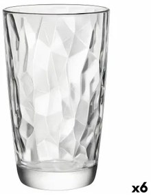 Bicchiere Bormioli Rocco Diamond Trasparente Vetro 470 ml 6 Unità (Pack 6x)