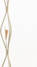 Lampada da terra Lampada da terra Lucrezia, H 165 cm in acciaio, H 165 cm, E14 3xMAX12W
