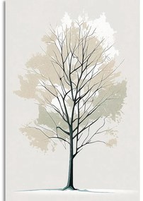 Quadro su tela – Albero minimalista