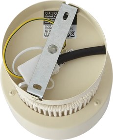 Moderne spot beige met goud draai- en kantelbaar - Kora