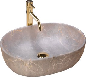 Lavabo da appoggio Rea Lara Beige