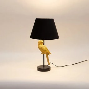 Lampada da tavolo 1xE27/40W/230V nero/oro