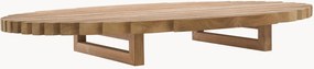 Tavolino da giardino ovale in legno di teak Anjuna