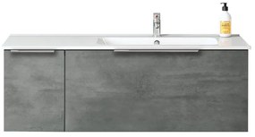 Mobile da bagno sotto lavabo Portland grigio L 30 x H 40 x P 45.5 cm 1 anta, lavabo non incluso