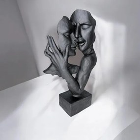 Decorazione da tavolo 29x9x17 cm resina/nera