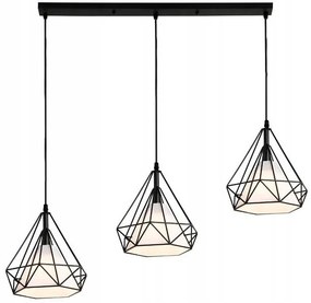 LAMPADA DA SOFFITTO PENSILE IN STILE LOFT BELLO 3X E27