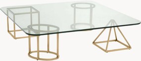 Tavolino da salotto con piano in vetro Speiser