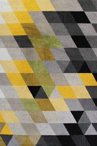 Tappeto Spring geometrico multicolore, L 190 x L 133 cm