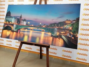 Stampa su tela – Panorama abbagliante di Parigi