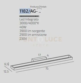 Dna applique grande bianco 1182-ag-bi