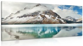 Quadro su tela – Lago vicino a una splendida montagna