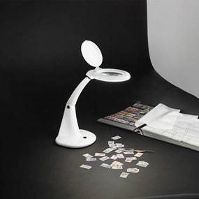Lampada Da Scrivania In Plastica Moderna Miniclose Bianco Led