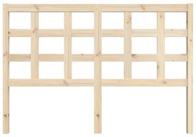 Testiera per letto 145,5x4x100 cm in legno massello di pino