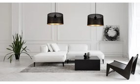 Lampadario a sospensione con filo ALDO 2xE27/60W/230V ragno nero