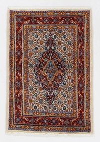 Moud Tappeto 90x60 (Iran) Annodato A Mano