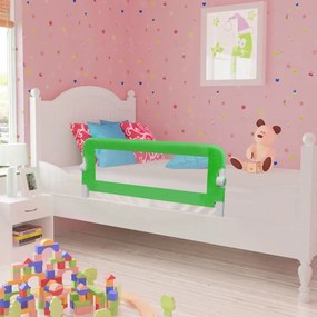 Sponde Letto Per La Sicurezza Dei Bambini 2 Pz Verde 102x42 Cm /