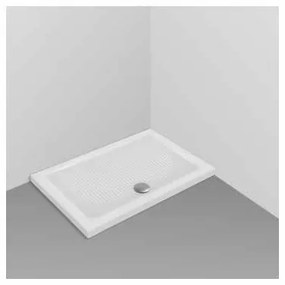 Piatto Doccia 90x70x6 antiscivolo Foro Di Scarico 90 in ceramica Bianco Europeo Connect T267001 Ideal Standard