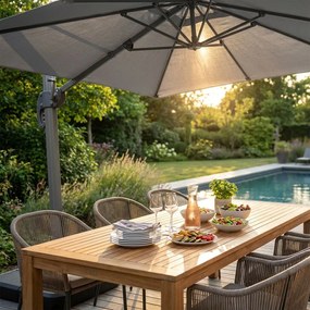 POLIS - ombrellone decentrato 3 x 4 m