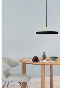 Apparecchio a sospensione LED nero con paralume in metallo ø 43 cm Asteria Medium - UMAGE