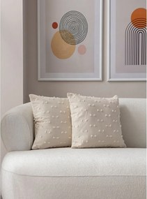 Federe decorative in set 2 pz 43x43 cm Tuffet – Mioli Decor