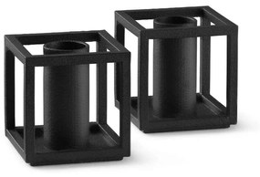 Audo Copenhagen - Kubus Candle Holder Micro Black 2 psc. Audo Copenhagen