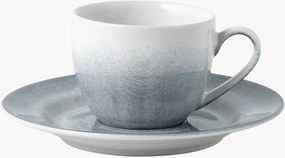 Set di 4 tazze da caffè con piattini Catherine