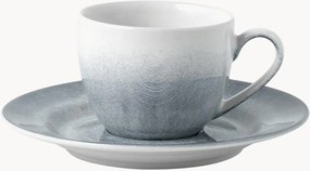 Set di 8 tazzine da caffè con piattino Catherine