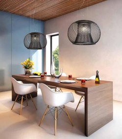 Sospensione 1 luce 242.065.03- Impossible - Metal Lux 1 x Max 100W - E27 Oro verniciato