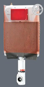 Cassetta wc a incasso Monolith pulsante doppio comando 9 L