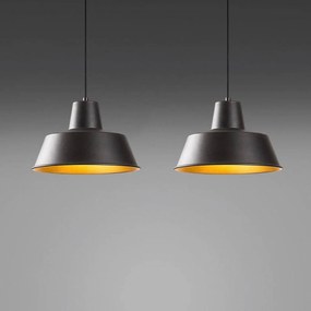 Lampada a sospensione Saglam 3738 Opviq, dimmerabile, Nero, Soggiorno / Sala da pranzo, Metallo, Lampada a sospensione
