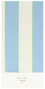 Tovaglia 137x259 cm Pale Blue Stripe - Meri Meri