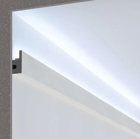 Cornice Pitturabile per Illuminazione Unidirezionale per Strisce LED - 115m Variante Lunghezza 115 Metri