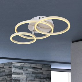 Plafoniera LED moderno Kendy, argento GLOBO