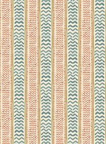 GP & J Baker Carta da parati Wriggle Room - Teal/ Spice