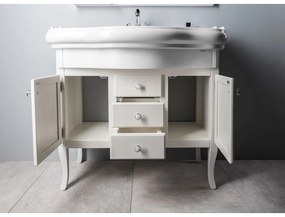 Lavabo bianco in ceramica 100x54,5 cm Retro – Sapho