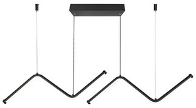 Lampadario LED a sospensione con filo LED/12W/230V 4000K nero