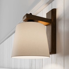 Lamkur Applique Sweden con struttura in legno, rovere noce